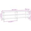 vidaXL TV-Schrank Sonoma-Eiche 160x30x50 cm Holzwerkstoff