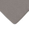 vidaXL Sitzkissen 4 pcs Taupe 40 x 40 x 3 cm Stoff