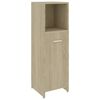 vidaXL Badezimmerschrank Sonoma-Eiche 30x30x95 cm Holzwerkstoff