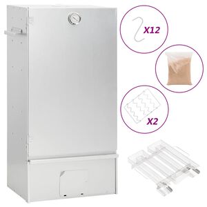 vidaXL R&auml;ucherofen mit Kaltrauchgenerator Verzinkter Stahl