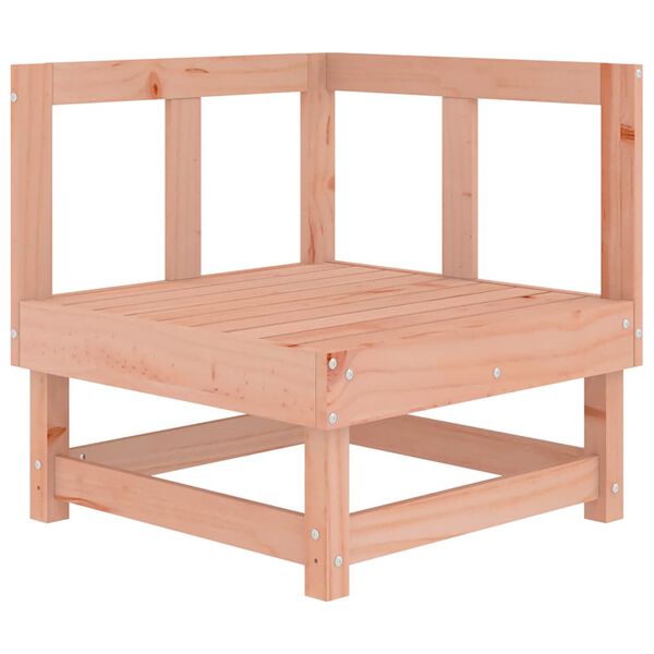 vidaXL Ecksofa mit Kissen Massivholz Douglasie