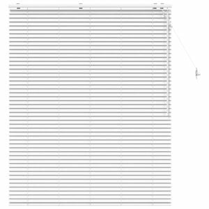 vidaXL Venezianische Jalousie Wei&szlig; 125 x 160 cm 35 mm