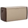 vidaXL Aufbewahrungsbox Beige und Braun 122x56x63 cm