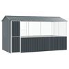 vidaXL Vogelk&auml;fig Anthrazit 410 x 210 x 230 cm Verzinkter Stahl