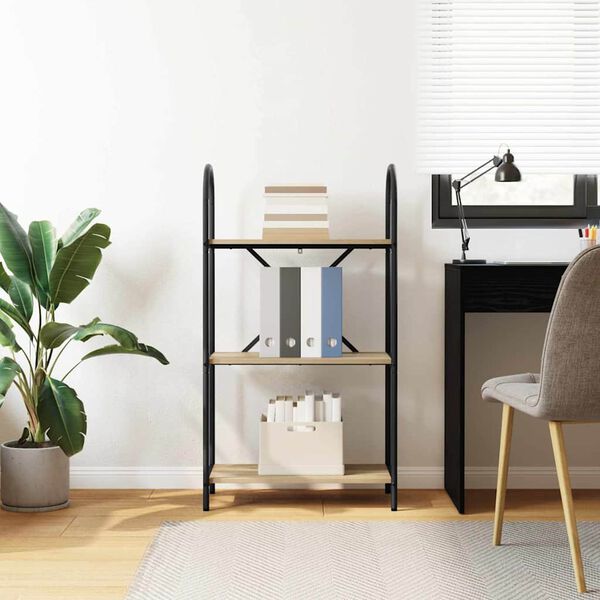 vidaXL B&uuml;cherregal Sonoma-Eiche 60 x 30 x 109 cm Holzwerkstoff