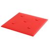 vidaXL Wandpaneele 12 Stk. Rot 30x30 cm Kunstleder 1,08 m&sup2;