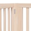vidaXL 4-tlg. Hundetor mit T&uuml;r Faltbar 320 cm Pappelholz