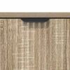 vidaXL Sideboard Sonoma-Eiche 89,5 x 33 x 82 cm Holzwerkstoff