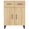 vidaXL Sideboard Sonoma-Eiche 69,5x34x90 cm Holzwerkstoff