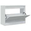 vidaXL Schuhschrank Wei&szlig; 80x34x63 cm Holzwerkstoff
