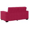 vidaXL 2-Sitzer-Sofa Weinrot 160x78x84 cm Samt