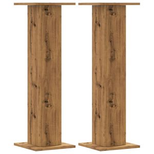 vidaXL Pflanzenst&auml;nder 2 Stk. Artisan-Eiche 30x30x95 cm Holzwerkstoff