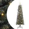 vidaXL K&uuml;nstlicher Weihnachtsbaum mit 150 LEDs mit St&auml;nder Gr&uuml;n 150 cm