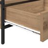 vidaXL Couchtisch Eiche handwerklich 100 x 51 x 45 cm Holzwerkstoff