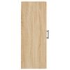 vidaXL Wandschrank Sonoma-Eiche 34,5x34x90 cm Holzwerkstoff