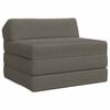 vidaXL Klappsofa Bett 2-Sitzer Hellgrau 70 x 60 x 49 cm Cordstoff
