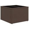 vidaXL 11-tlg. Garten-Sofagarnitur mit Kissen Braun Poly Rattan