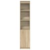 vidaXL Highboard Sonoma-Eiche 37,5x35x180 cm Holzwerkstoff