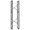 vidaXL B&uuml;cherregal 5 F&auml;cher Wei&szlig; 60x30x175 cm Holzwerkstoff