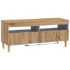 vidaXL LED-TV-Schrank Artisan-Eiche Holzwerkstoff