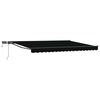 vidaXL Manueller Markisenrahmen mit LEDs 4 &times; 3,5 m