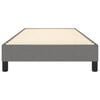 vidaXL Boxspringbettgestell Dunkelgrau 100x200 cm Stoff