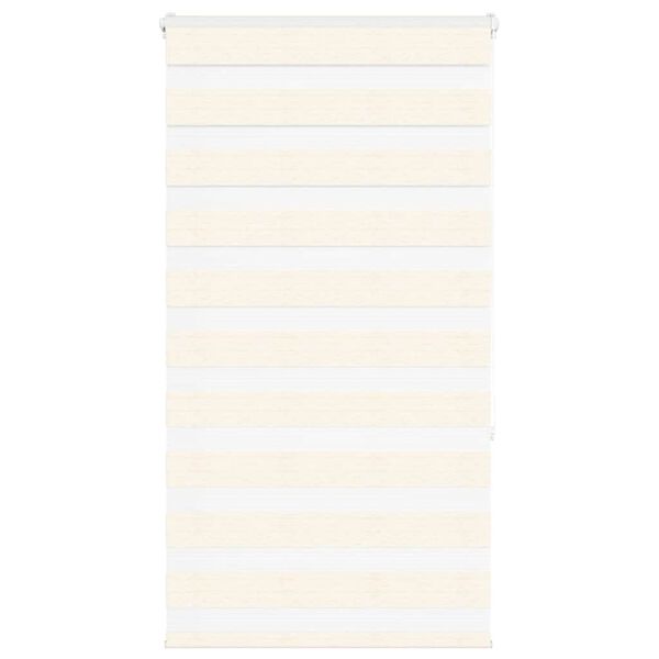 vidaXL Doppelrollo Marmorbeige 90x150 cm Stoffbreite 85,9 cm Polyester