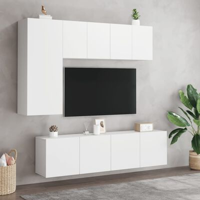 vidaXL TV-Wandschrank Weiß 60x30x41 cm