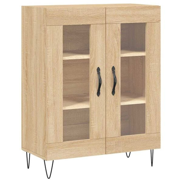 vidaXL Sideboard Sonoma-Eiche 69,5x34x90 cm Holzwerkstoff