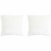 vidaXL Kopfkissen 2 stk. 60 x 60 cm Bambusfaser Wei&szlig;
