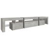 vidaXL TV-Schrank mit LED-Leuchten Betongrau 215x36,5x40 cm
