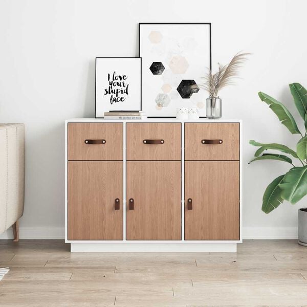 vidaXL Möbelfolien Selbstklebend 2 Stk. Helle Eiche 500x90 cm PVC