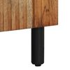 vidaXL Waschbeckenschrank mit Regal Massivholz Akazie 38 x 33 x 160 cm
