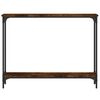 vidaXL Konsolentisch Räuchereiche 100x22,5x75 cm Holzwerkstoff