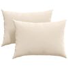 vidaXL Sofakissen 2 stk. Stoff Beige 70 x 50 cm