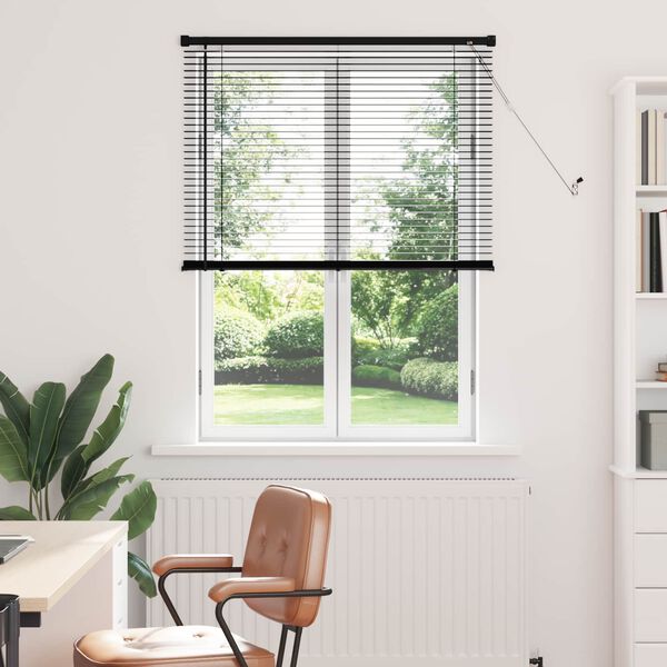 vidaXL Venetianer Jalousie Verstellbar Schwarz 150 x 70 cm PVC