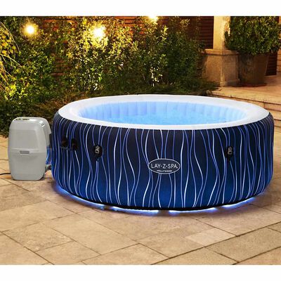 Bestway Lay-Z-Spa Aufblasbarer Whirlpool Hollywood AirJet 196x66 