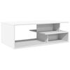 vidaXL Couchtisch Wei&szlig; 102x55x35 cm Holzwerkstoff