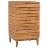 vidaXL W&auml;schekorb 40&times;40&times;70 cm Teak Massivholz
