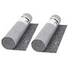 vidaXL Rutschfestes Malervlies 2 Stk. 50 m 280 g/m&sup2; Grau