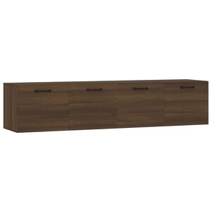 vidaXL Wandschr&auml;nke 2Stk Braun Eichen-Optik 60x36,5x35cm Holzwerkstoff
