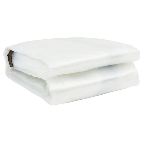 vidaXL Transparente Plane mit Ösen 10x12 m Polyethylen