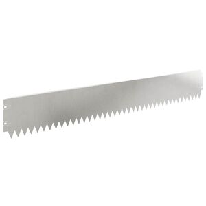 vidaXL Rasenkante 30 stk. 103 x 15 cm Stahl Silber