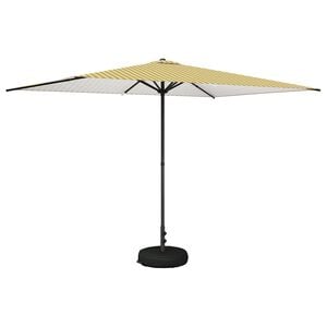 vidaXL Garten-Schirm mit Fu&szlig; Rechteckig 2 x 3 m Polyester
