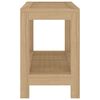 vidaXL Badezimmer-Beistelltisch 60x30x45 cm Massivholz Teak
