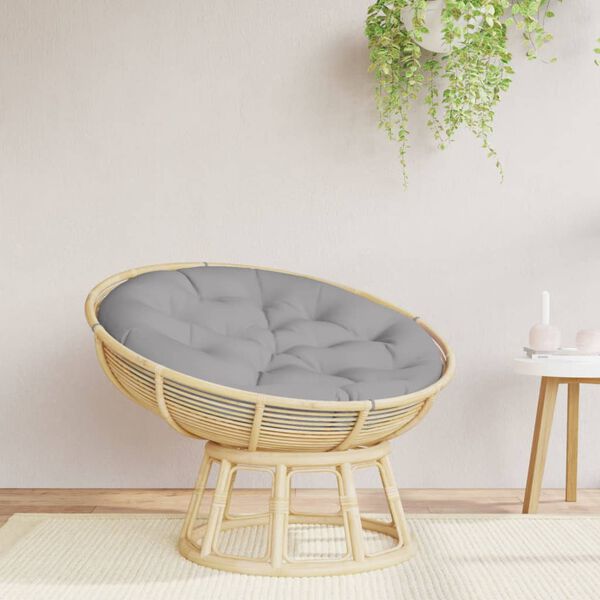 vidaXL Kissen Rund Grau &Oslash; 100x11 cm Oxford-Gewebe