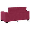 vidaXL Sofa Set 3 pcs Wind Rot 221 x 80 x 80 cm Samt