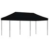 vidaXL Partyzelt Faltbar Pop-Up Schwarz 580x292x315 cm