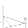 vidaXL Tagesbett ohne Matratze Weiß 100x190 cm Stahl