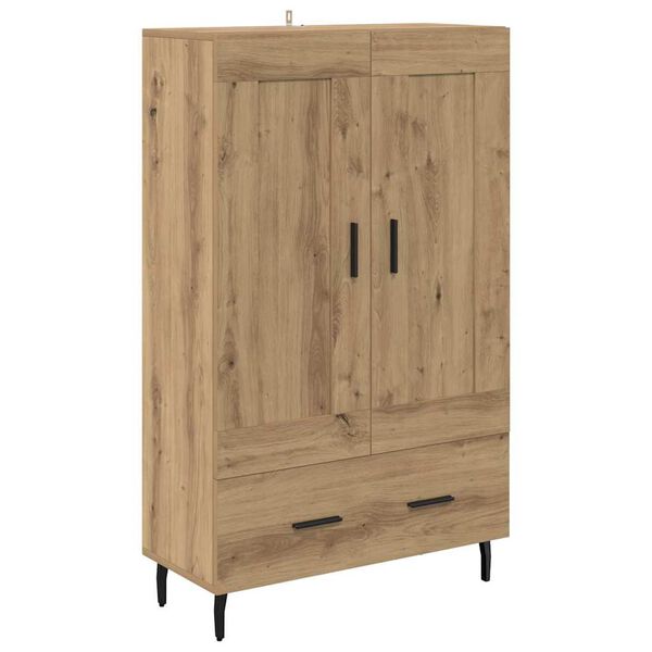 vidaXL Highboard Artisan-Eiche 69,5 x 31 x 115 cm Holzwerkstoff